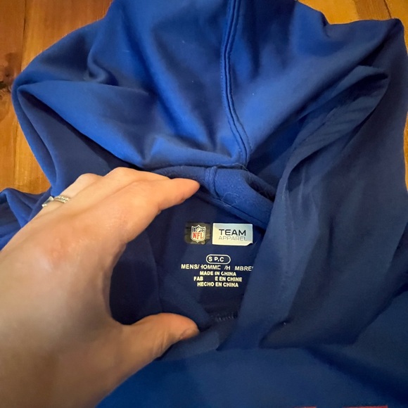 Team Apparel Blue Men's Hoodie - Picture 2 of 2